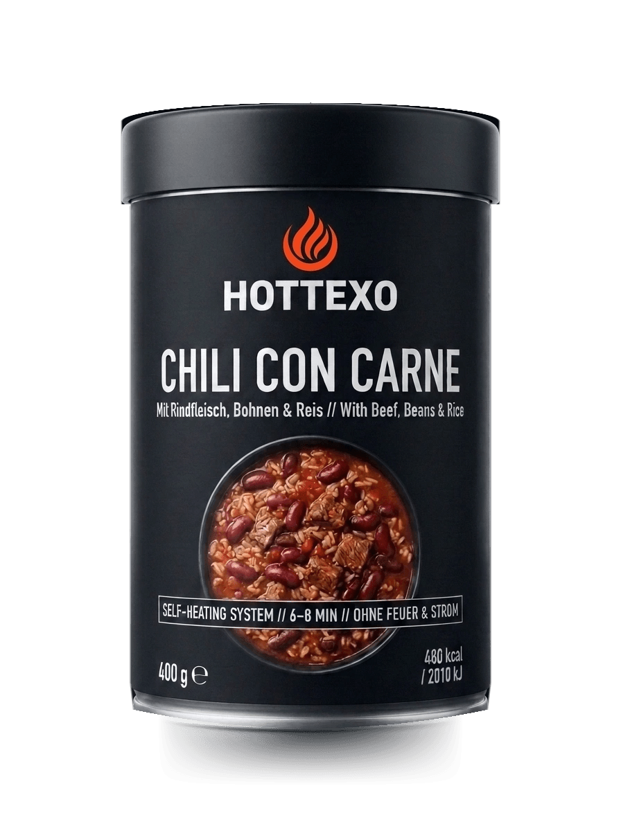 Hottexo selbsterhitzende Mahlzeit